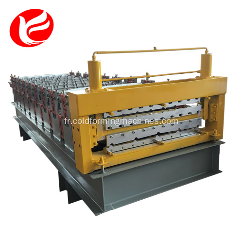 Machine de formage de rouleaux double couche pour tuiles